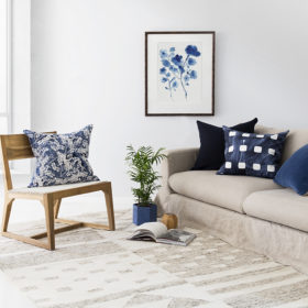 Lumbar Indigo Fern - Image 2