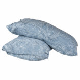 Linen Pillowcases (2) - Indigo Tiny Rice