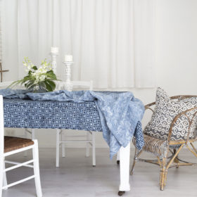Linen Cloth Indigo Rings - Image 3